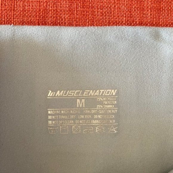 Muscle Nation Zero Rise Everyday Midway Shorts in Oyster - Picture 2 of 3